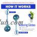 4pc Large Aqua Plant Glass Watering Globes - Watering Ball Bulbs   
